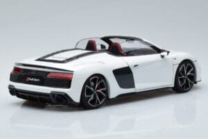 Audi R8 Spyder Performance ホワイト Kengfai 1:18 VAKF-0351 メタル - 画像 3/11