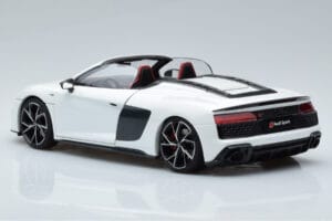 Audi R8 Spyder Performance ホワイト Kengfai 1:18 VAKF-0351 メタル - 画像 8/11