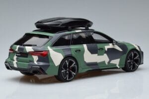 Audi RS6 C8 Avant カモフラージュ With Roof Top Asia Edition GT Spirit 1:18 CLDC014 レジン - 画像 2/6