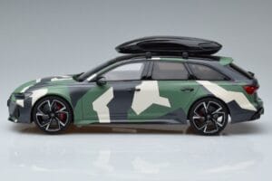 Audi RS6 C8 Avant カモフラージュ With Roof Top Asia Edition GT Spirit 1:18 CLDC014 レジン - 画像 3/6