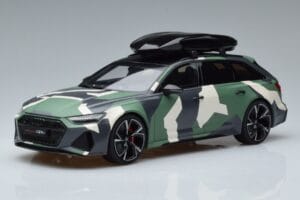Audi RS6 C8 Avant カモフラージュ With Roof Top Asia Edition GT Spirit 1:18 CLDC014 レジン