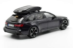 Audi RS6 C8 Avant Mythos ブラック カーボンルーフ Asia Edition GT Spirit 1:18 CLDC007 レジン - 画像 2/6