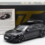 Audi RS6 C8 Avant Mythos ブラック カーボンルーフ Asia Edition GT Spirit 1:18 CLDC007 レジン - image 6 of 6
