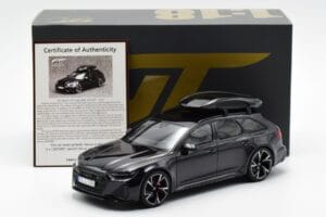 Audi RS6 C8 Avant Mythos ブラック カーボンルーフ Asia Edition GT Spirit 1:18 CLDC007 レジン - 画像 6/6