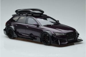 Audi RS6 C7 Avant ボディキット付き パープル GT Spirit 1:18 GT864 レジン - 画像 4/6