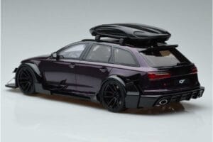 Audi RS6 C7 Avant ボディキット付き パープル GT Spirit 1:18 GT864 レジン - 画像 5/6