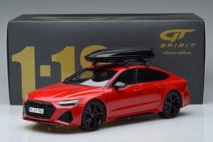 Audi RS7 C8 Sportback レッド Asia Edition GT Spirit 1:18 CLDC021 レジン - 画像 6/6