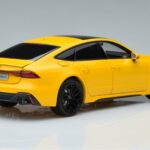 Audi RS7 C8 Sportback イエロー Vossen Rims リミテッドエディション Kengfai 1:18 VAKF 0335 メタル - image 3 of 8