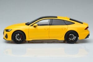 Audi RS7 C8 Sportback イエロー Vossen Rims リミテッドエディション Kengfai 1:18 VAKF 0335 メタル - 画像 5/8