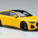 Audi RS7 C8 Sportback イエロー Vossen Rims リミテッドエディション Kengfai 1:18 VAKF 0335 メタル - image 6 of 8