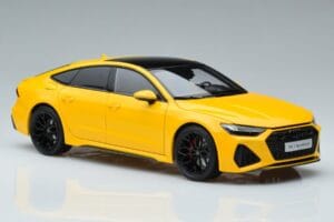 Audi RS7 C8 Sportback イエロー Vossen Rims リミテッドエディション Kengfai 1:18 VAKF 0335 メタル - 画像 6/8
