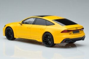 Audi RS7 C8 Sportback イエロー Vossen Rims リミテッドエディション Kengfai 1:18 VAKF 0335 メタル - 画像 7/8