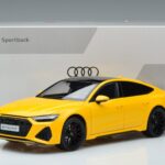 Audi RS7 C8 Sportback イエロー Vossen Rims リミテッドエディション Kengfai 1:18 VAKF 0335 メタル - image 8 of 8