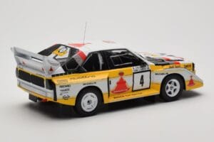 Audi Sport Quattro S1 E2 #4 S. Blomqvist / B. Cederberg Rally 1000 Lakes 1985 IXO 1:18 18RMC161A メタル - 画像 2/6