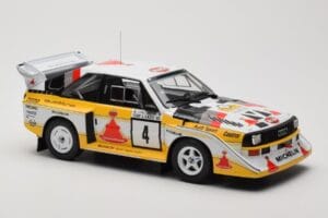 Audi Sport Quattro S1 E2 #4 S. Blomqvist / B. Cederberg Rally 1000 Lakes 1985 IXO 1:18 18RMC161A メタル - 画像 4/6