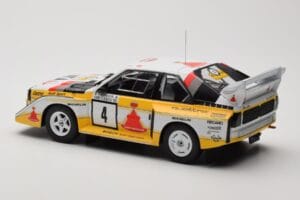 Audi Sport Quattro S1 E2 #4 S. Blomqvist / B. Cederberg Rally 1000 Lakes 1985 IXO 1:18 18RMC161A メタル - 画像 5/6