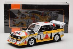 Audi Sport Quattro S1 E2 #4 S. Blomqvist / B. Cederberg Rally 1000 Lakes 1985 IXO 1:18 18RMC161A メタル - 画像 6/6