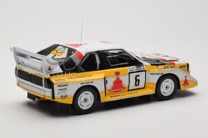 Audi Sport Quattro S1 E2 #6 H. Mikkola / A. Hertz Rally 1000 Lakes 1985 IXO 1:18 18RMC161B メタル - 画像 2/6