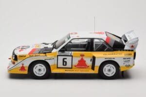 Audi Sport Quattro S1 E2 #6 H. Mikkola / A. Hertz Rally 1000 Lakes 1985 IXO 1:18 18RMC161B メタル - 画像 3/6
