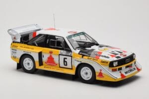 Audi Sport Quattro S1 E2 #6 H. Mikkola / A. Hertz Rally 1000 Lakes 1985 IXO 1:18 18RMC161B メタル - 画像 4/6