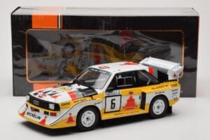 Audi Sport Quattro S1 E2 #6 H. Mikkola / A. Hertz Rally 1000 Lakes 1985 IXO 1:18 18RMC161B メタル - 画像 6/6