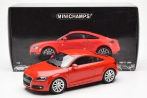 Audi TT 8J レッド メタリック Minichamps 1:18 100015021 メタル - 画像 8/8