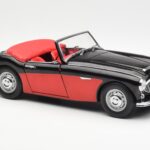 Austin-Healey 3000 Mk I Spider ブラック レッド Kyosho 1:18 - image 6 of 8