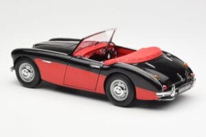 Austin-Healey 3000 Mk I Spider ブラック レッド Kyosho 1:18 08141KR メタル - 画像 7/8