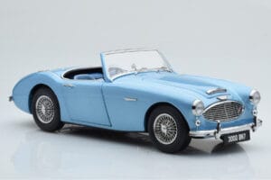 Austin-Healey 3000 Mk1 BN7 ブルー Kyosho 1:18 08149HBL メタル - 画像 6/8