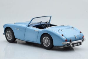 Austin-Healey 3000 Mk1 BN7 ブルー Kyosho 1:18 08149HBL メタル - 画像 7/8