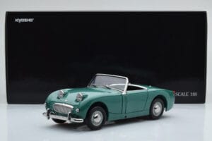Austin-Healey Sprite グリーン Kyosho 1:18 08953LG メタル - 画像 8/8
