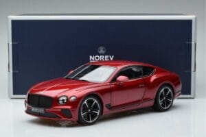 Bentley Continental GT キャンディレッド Norev 1:18 182788 メタル - 画像 7/7