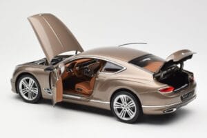 Bentley Continental GT ダークカシミア メタリック Norev 1:18 182781 メタル - 画像 5/8