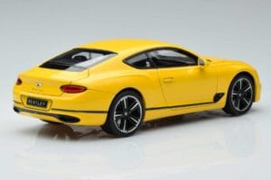 Bentley Continental GT Monaco イエロー Norev 1:18 182786 メタル - 画像 3/7