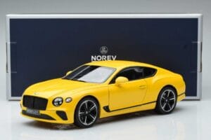 Bentley Continental GT Monaco イエロー Norev 1:18 182786 メタル - 画像 7/7