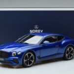 Bentley Continental GT シークインブルー Norev 1:18 182787 メタル - image 7 of 7