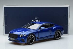 Bentley Continental GT シークインブルー Norev 1:18 182787 メタル - 画像 7/7