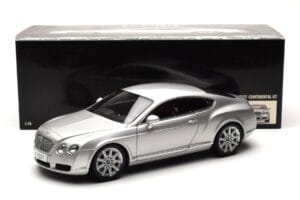 Bentley Continental GT シルバー Minichamps 1:18 100139021 メタル - 画像 8/8