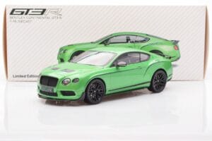 Bentley Continental GT3-R アップルグリーン Almost Real 1:18 830402 メタル - 画像 8/8