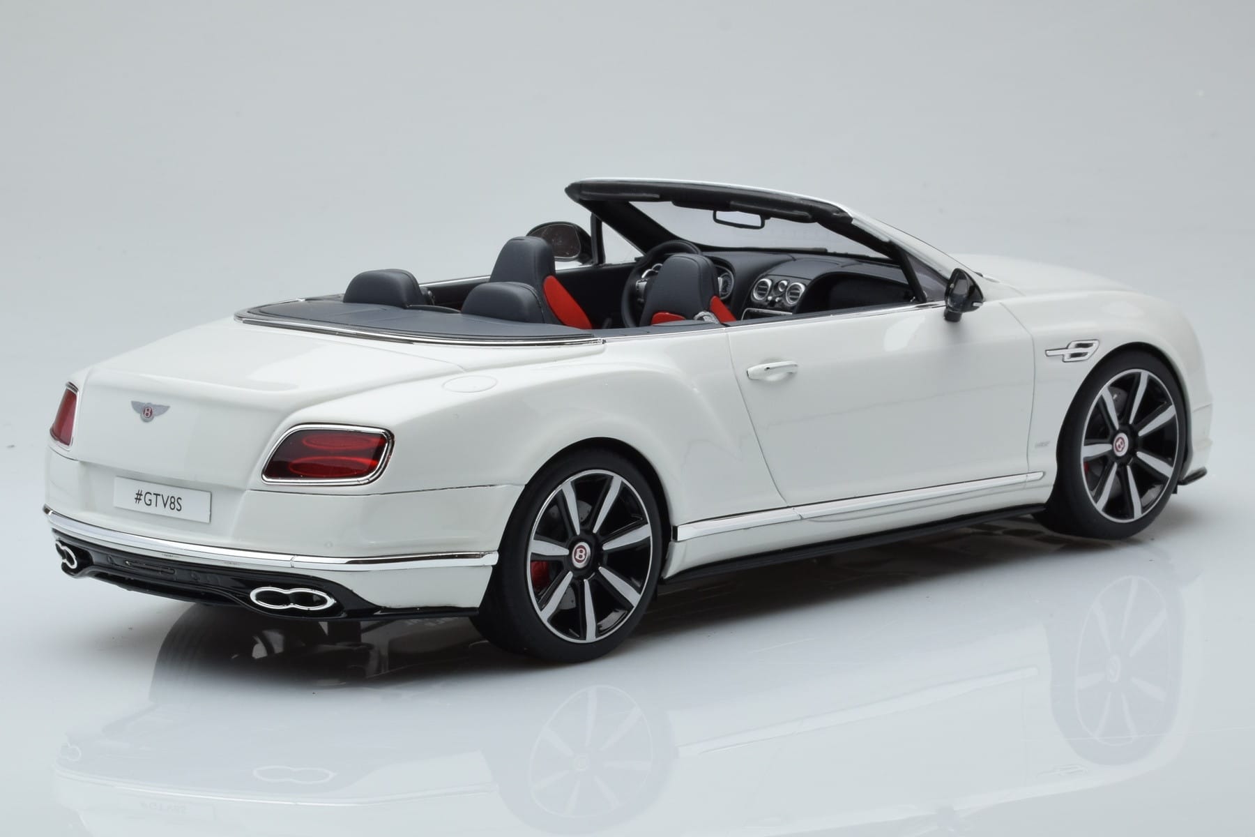 Bentley Continental GTC V8 S ホワイト GT Spirit 1:18 ZM046 レジン - 画像 2/6