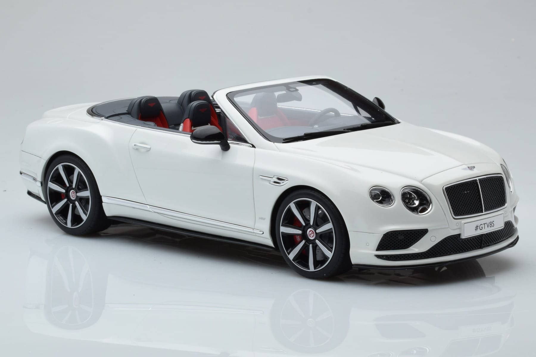 Bentley Continental GTC V8 S ホワイト GT Spirit 1:18 ZM046 レジン - 画像 4/6