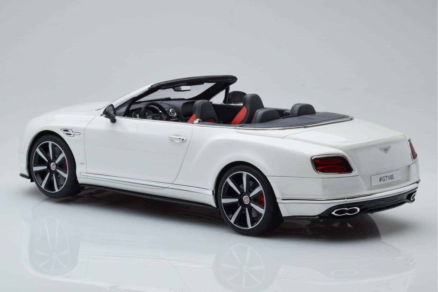 Bentley Continental GTC V8 S ホワイト GT Spirit 1:18 ZM046 レジン - 画像 5/6