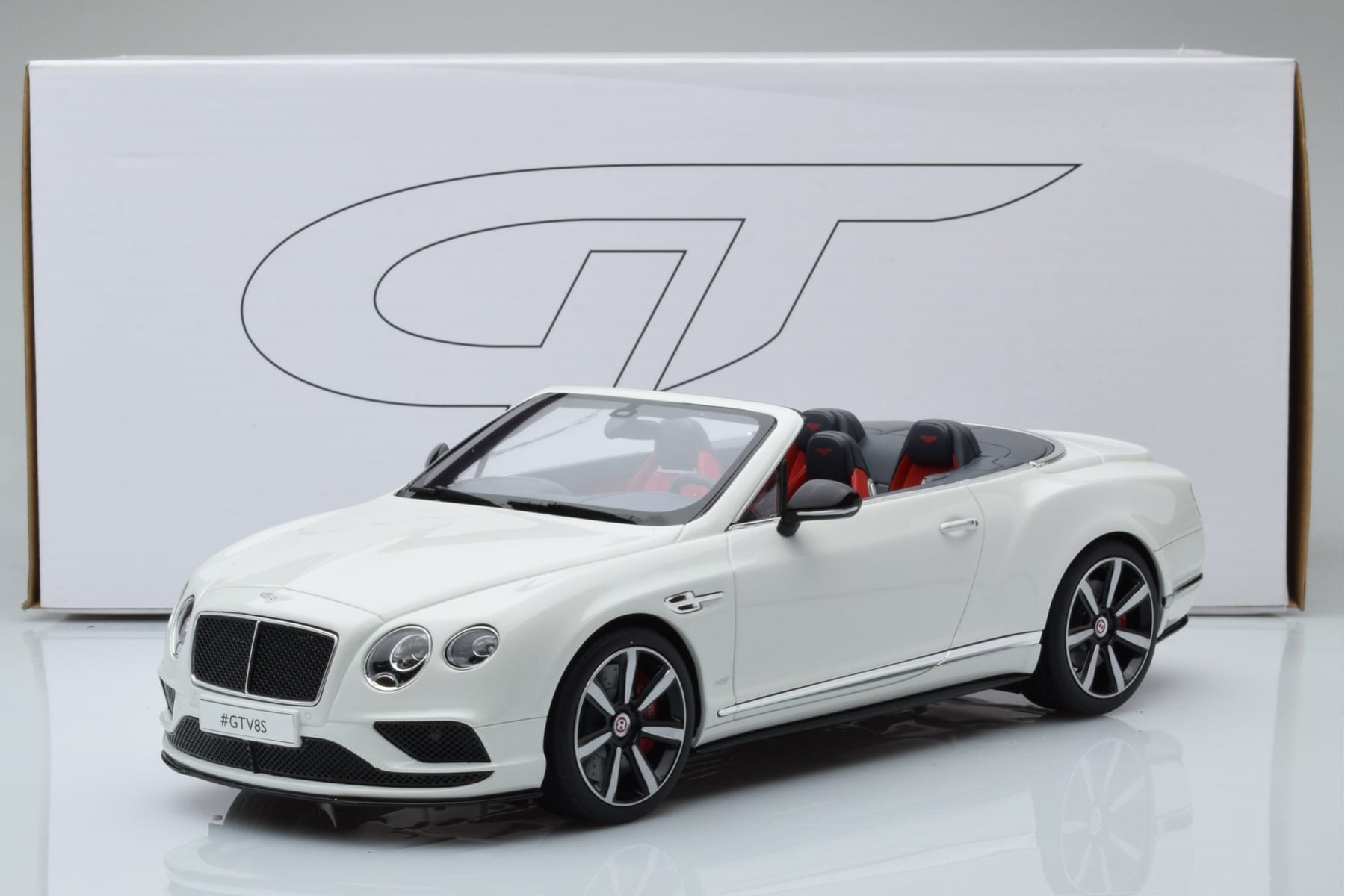 Bentley Continental GTC V8 S ホワイト GT Spirit 1:18 ZM046 レジン - 画像 6/6