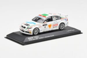 BMW 320si E90 BMW Team Italy Spain #4 A. Zanardi WTCC Brno 3rd Race 2007 Minichamps 1:43 400072604 メタル - 画像 2/4