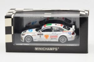 BMW 320si E90 BMW Team Italy Spain #4 A. Zanardi WTCC Brno 3rd Race 2007 Minichamps 1:43 400072604 メタル - 画像 4/4