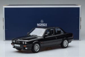 BMW 325i E30 ブラック Norev 1:18 183203 メタル - 画像 6/6