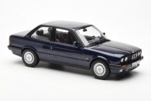 BMW 325i E30 ブルー メタリック Norev 1:18 183201 メタル - 画像 4/6