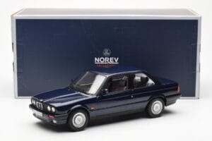 BMW 325i E30 ブルー メタリック Norev 1:18 183201 メタル - 画像 6/6