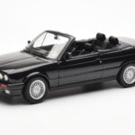 BMW 325i E30 カブリオレ ブラック メタリック Norev 1:18