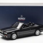 BMW 325i E30 カブリオレ ブラック メタリック Norev 1:18 - image 6 of 6